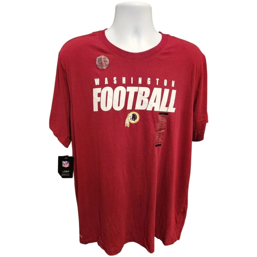 Nike Washington Redskins‎ NFL On-Field Dri-FIT T-Shirt Mens XL Burgundy NKCG-67P